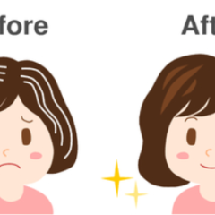 白髪が黒髪に!?